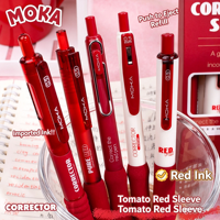 Stylo gel rouge pomelo, pointe ST, marqueur rouge pour le marquage, fournitures scolaires, papeterie créative en gros