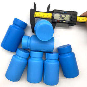 צעצועי לחץ בצורת בקבוק תרופות כחול לקידום מכירות, צבע לוגו מותאם אישית, צעצועי הרגעת ידיים בצורת בקבוק בית חולים - Product Image 3