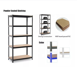 Estanterías de Almacenamiento Metálicas Multifuncionales Grandes y Removibles para Hogar y Supermercado, Personalizadas de 5 Niveles con Capacidad de Carga de 200 kg - Product Image 5