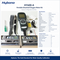 Hybono HY507-A Portable Optical Dissolved Oxygen Meter for Shrimp Farm Patrolling and Sensor Verifica