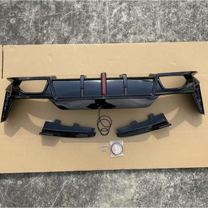 Difusor de Parachoques Trasero Negro Brillante ABS de Nuevo Tipo con LED para <span class=keywords><strong>BMW</strong></span> Serie 3 <span class=keywords><strong>G20</strong></span> <span class=keywords><strong>335i</strong></span> 340i LCI M Tech 2023 2024 2025 2026 - Product Image 3