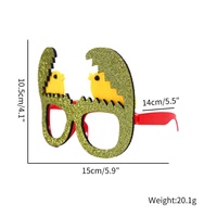 Nouvelles lunettes amusantes en forme de lapin et de poussin pour la décoration de fête de Pâques