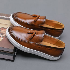 Zapatos Mocasines de Vestir de Alta Calidad en PU Cómodos y Elegantes para Hombre, Estilo Clásico de Otoño, Misma Marca - Product Image 1