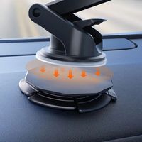 Autocollant adhésif puissant universel pour tableau de bord, support de téléphone à ventouse, disque de montage à six griffes de 80mm