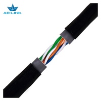 Cable de Red para Exteriores UTP Cat5e Impermeable de 26awg 24awg, 4 Pares, Impedancia de 100, -40C a +70C