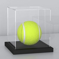Boîtes de présentation personnalisées pour ballons de championnat, ensemble cadeau de tennis Grand Chelem, boîte de présentation en acrylique pour collectionneurs de tennis