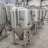 Cuve sous pression automatique en acier inoxydable 300L 500L 200L 2000L pour micro-brasseries, pubs et hôtels, certifiée CE ISO, garantie 5 ans
