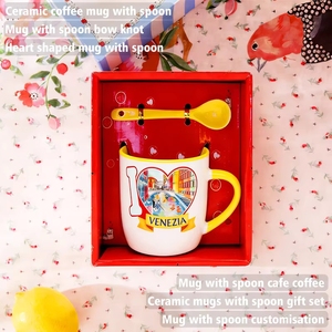 Mignon mug en forme de donut avec couvercle et cuillère, <span class=keywords><strong>mini</strong></span> poêle en verre <span class=keywords><strong>Paris</strong></span> - Product Image 5