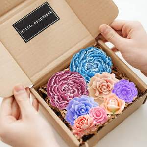 Set <span class=keywords><strong>di</strong></span> Stampi in Silicone 3D a Forma <span class=keywords><strong>di</strong></span> Fiore Rosa e Peonia per Decorazione Torte, Sapone, Candele e Colata <span class=keywords><strong>di</strong></span> Resina Epossidica - Product Image 2