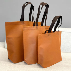 Đồng bằng màu đen không dệt quần áo Hữu Cơ mua sắm túi với logo tùy chỉnh tái sử dụng không dệt vải giày gói túi - Product Image 6