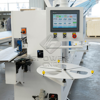 Machine à chantourner entièrement automatique 8 fonctions avec convoyeur de retour de panneaux, certifiée CE, pour le travail du bois - Vente chaude
