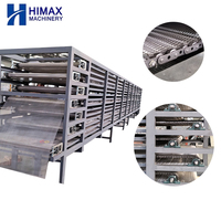 Automatische Hoge Efficiëntie Multi Zeven Lagen Mesh Band Droger Tunnel Type Oven Thee Droger Machine Transportband Drogen Voor Specerijen Kruiden