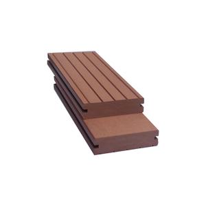 Tarima de Madera Compuesta WPC Ligera y Fácil de Instalar con Función Ignífuga para Decoración de Pisos de Patio de Restaurantes al Aire Libre - Product Image 1