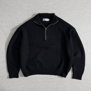 Tùy Chỉnh Chất Lượng Cao Của Nam Giới Dài Tay Áo Dây Kéo Cao Cổ Dệt Kim Dệt Người Đàn Ông Của Dài Tay Áo Len - Product Image 2