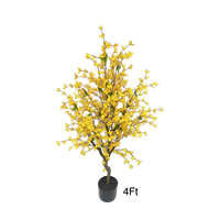 Arbres artificiels de fleurs de pêcher d'automne hiver pour la maison fête de mariage et jardin en plastique fleur de cerisier nouvel an décor ornemental
