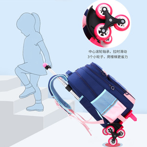 New Kid Trolley School <b>Backpack</b> Wheeled Bag for Children Trolley Schoolbag <b>Rolling</b> <b>Backpacks</b> - Product Image 4