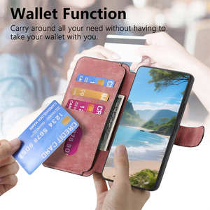 Funda de Lujo <span class=keywords><strong>para</strong></span> Teléfono Samsung S26 Ultra, Cartera de Cuero PU con RFID, Funda Magnética Desmontable 2 en 1 <span class=keywords><strong>para</strong></span> <span class=keywords><strong>Galaxy</strong></span> S24 FE S25 Ultra - Product Image 4