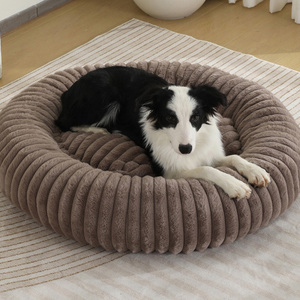 <span class=keywords><strong>Cama</strong></span> Antideslizante Clásica para Mascotas, Nuevo Diseño, Lavable a Máquina, Cálida para Invierno, Tipo Donut para Perros y Gatos Pequeños y Medianos - Product Image 2