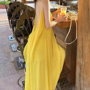 Robe longue grande taille pour <span class=keywords><strong>femme</strong></span>, décontractée, mode 2026, pour femmes rondes, robe d'été, col en V, robe longue de plage, meilleure robe personnalisée - Product Image 2