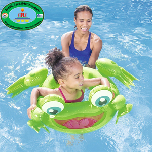 Jouets de <span class=keywords><strong>piscine</strong></span> d'été pour enfants, PVC <span class=keywords><strong>gonflable</strong></span> en forme d'animal, bouée de natation en forme de <span class=keywords><strong>grenouille</strong></span> - Product Image 2