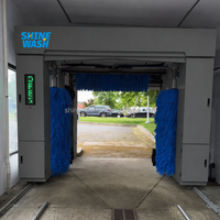 Système de lavage de voiture sans personnel 24h/24 avec 5 brosses EVA et pulvérisation automatique de mousse nettoyante pour un effet de nettoyage complet