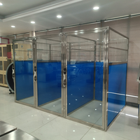 Sistema de Jaulas Modulares para Perros Grandes, Solución de Cerramiento para Interiores y Exteriores, Sistema de Refugio para Perros
