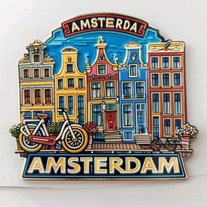 Imán de nevera <span class=keywords><strong>Amsterdam</strong></span> Personalización Imanes de nevera de <span class=keywords><strong>turismo</strong></span> para decoración Imán de nevera Koelkast - Product Image 6