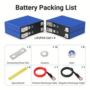 แบตเตอรี่ลิเธียมแบบแท่งปริซึม Lifepo4 3.2V 52Ah 50Ah สำหรับชุดเก็บพลังงาน 12V 24V 48V - Product Image 6