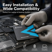 OEM/ODM Mevcut KANAGA G1100 Serisi 128GB-1TB SATA III 6Gbps SSD 2.5" Dahili Sabit Disk Marka Özelleştirmesi için