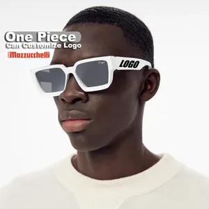 Gafas de sol polarizadas con logotipo personalizado para hombre y mujer, lentes de sol de diseño Vintage, con marco de acetato, calidad de lujo, 2023