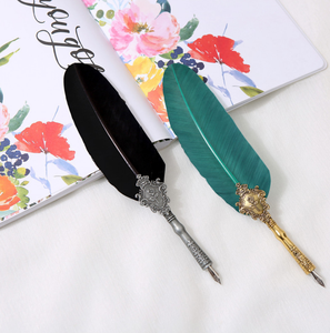 2026 Writing Quill Set Ink Dipped in <b>Water</b> Personalized Gifts Various Styles Retro Calligraphy Quills - Product Image 6