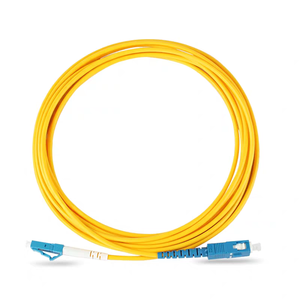 Câble de raccordement en fibre optique 3,0 mm en stock, gaine LSZH, connecteur LC monomode personnalisé, OEM disponible, 1m - Product Image 1