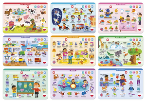 ของเล่นเพื่อการเรียนรู้แบบโต้ตอบสำหรับเด็กแท็บเล็ตเพื่อการศึกษาการบำบัดด้วยการพูดรวมถึงคำที่ใช้ในการมองเห็นเรื่องราวคล้องจองสำหรับสถานรับเลี้ยงเด็ก - Product Image 3