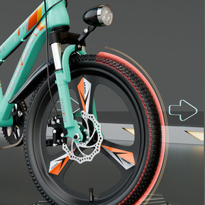 Bicicleta Infantil de Acero al Carbono para Niños, con Motor Solar, Gran Velocidad, Importada, con Acelerador, para Descenso, Estilo Europeo, OEM - Product Image 1