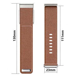 Bracelet de montre ajustable en cuir de luxe personnalisé avec logo pour Whoop 5.0 MG avec étui - Product Image 5