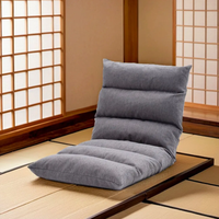 Chaise de canapé rembourrée réglable moderne avec support dorsal canapé pliant au sol chaise longue pour adultes loisirs allongés