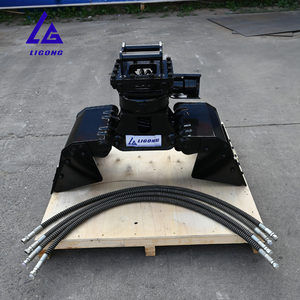 Grappin rotatif à large ouverture avec pare-boue et force de préhension élevée pour les bûches, les roches et les broussailles sur mini-excavatrices - Product Image 2