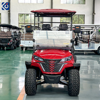 CAMP Straßenzugelassener 4-Sitzer Elektro-Golfwagen mit 72V Lithium-Batterie, 5KW Club Car, CE-Zertifiziert, für Resort- und Hotelnutzung