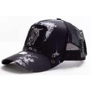 Cappello Ryder Trucker in tessuto a rete, regolabile, a sei pannelli, traspirante, impermeabile, casual, per adulti, unisex, quattro stagioni - Product Image 1