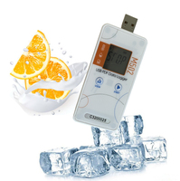 Daovay Digital Mini registrador de datos de temperatura y humedad USB, registrador de datos de temperatura PDF reutilizable