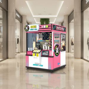 เครื่องจำหน่ายสินค้าอัตโนมัติสำหรับห้างสรรพสินค้า ร้านกาแฟ ชา sữaสด กาแฟร้อน-เย็น พร้อมแขนหุ่นยนต์ อุปกรณ์ชงชาไข่มุก - Product Image 5