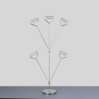 Support de table personnalisé en forme de cœur or rose pour cartes de nom, cartes de place, menus, notes – Idéal pour restaurants, hôtels, mariages, événements, maisons, boutiques