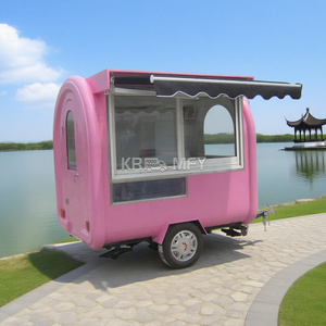 Full Kitchen Pizza Ice Cream <b>Bbq</b> Trailer With Toilet Usa Mobile Cart Snack Food Truck - Product Image 4
