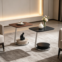 Ensemble de tables basses modernes et créatives avec structure métallique, tables d'appoint pour salon, hôtel, vente en gros, mobilier de maison