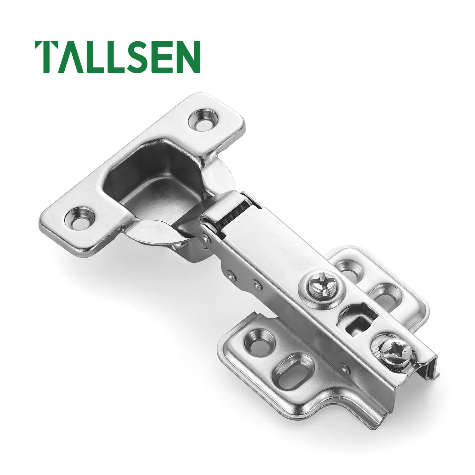 TALLSEN Charnière à fermeture douce pour porte d'armoire Amortisseur intégré Lisse et silencieux Super porteur silencieux et confortable