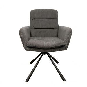 <span class=keywords><strong>Fauteuil</strong></span> moderne NOVA en tissu rembourré pour salon, <span class=keywords><strong>fauteuil</strong></span> de détente individuel avec pieds en métal noir - Product Image 4