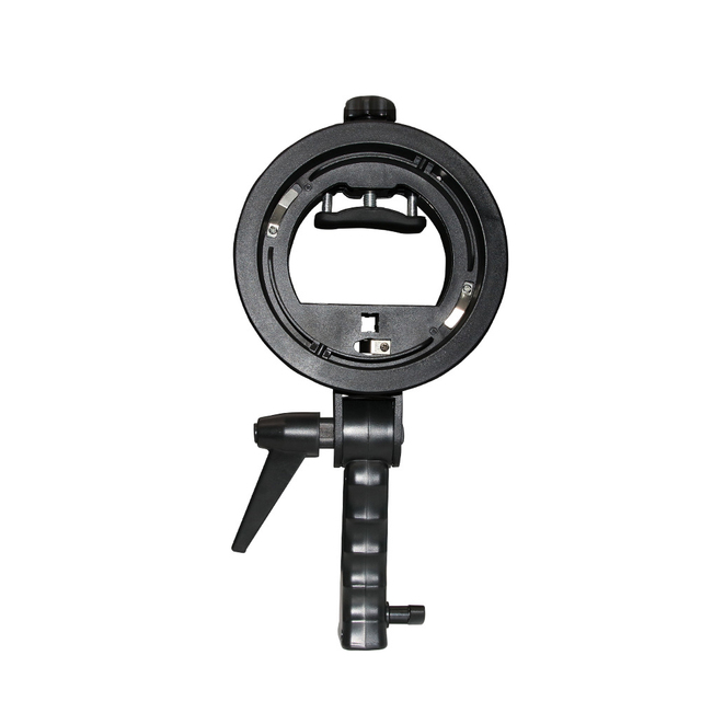 S-Type Bracket NEW Handheld Grip Bowens S Mount Holder for Speedlite Flash Snoot Softbox Beauty Dish Honeycomb for Flash