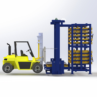 Étagère de stockage de plaques intelligente électrique automatique à tirage progressif, actionnée par chariot élévateur, pour entrepôt de tôles et de matières premières