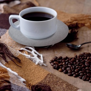 Posavasos de <span class=keywords><strong>piedra</strong></span> gris <span class=keywords><strong>oscuro</strong></span> de 3,93 pulgadas con tierra de diatomeas absorbente, posavasos redondos de secado instantáneo para bebidas, decoración moderna para el hogar - Product Image 6