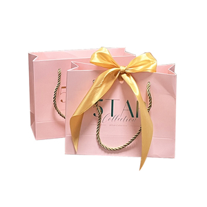 Sacchetto Regalo Personalizzato di Lusso in Carta Kraft Marrone con Rivestimento in Carta Laminata per Compleanni e Shopping - Product Image 5